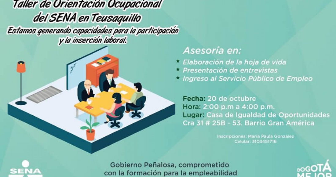 Oportunidades de formación y empleo para mujeres en Teusaquillo 