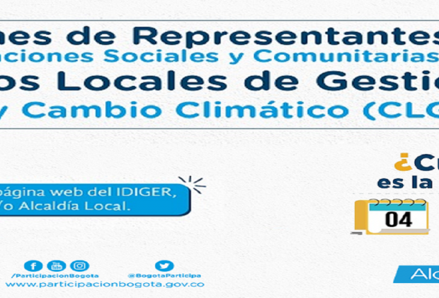 Elección de representantes para Consejos Locales de Gestión de Riesgo y Cambio Climático