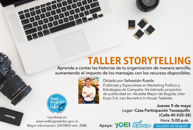 Red Bogotá Líder realizará taller de Storytelling