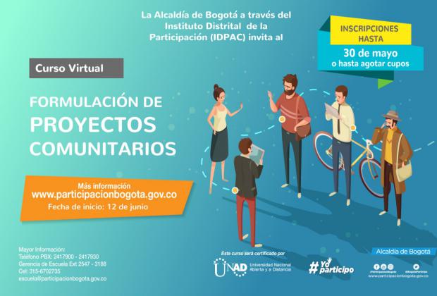 Abiertas inscripciones para curso virtual sobre Formulación de Proyectos Comunitarios