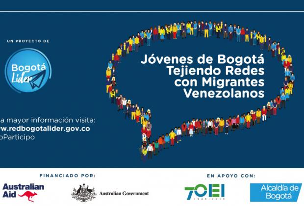 El 22 de mayo comienza el taller ‘Jóvenes de Bogotá, tejiendo redes con migrantes venezolanos’