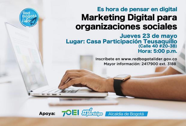 Inscríbase al taller de Marketing Digital para Organizaciones Sociales