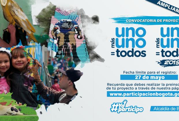 Hasta el 27 de mayo, se amplía plazo para preinscripción en convocatoria Uno más Uno = Todos, Una más Una = Todas