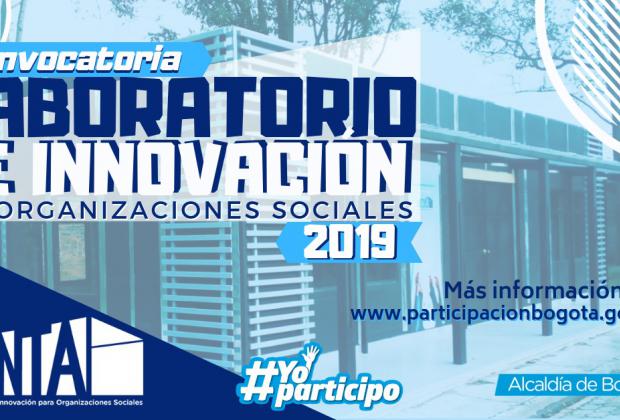 Abierta Convocatoria 2019 'Laboratorio de Innovación de Organizaciones Sociales'