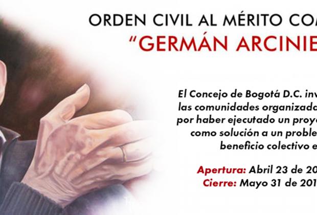 Orden Civil al Mérito Comunitario "Germán Arciniegas"