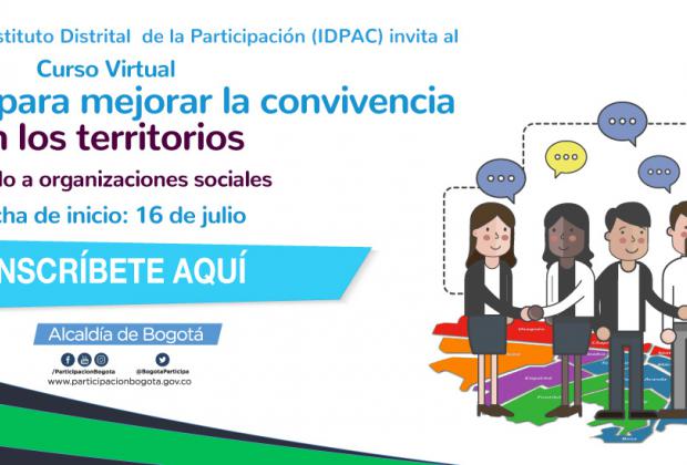 Abiertas inscripciones para curso virtual Herramientas para mejorar la convivencia en los territorios