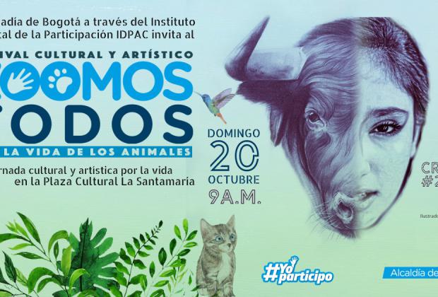 Asista al Festival Animalista en la Plaza La Santamaría