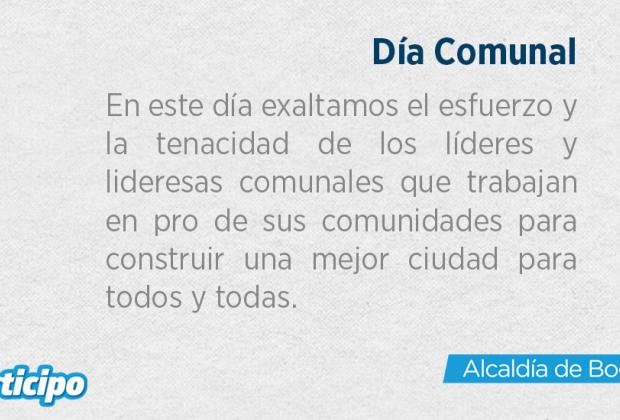 Bogotá exalta la labor de los líderes y lideresas en el Día Comunal