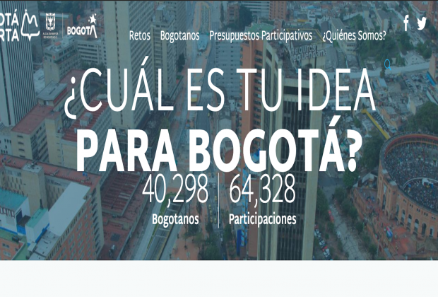 ‘Bogotá Abierta’ la plataforma para construir una nueva ciudad 
