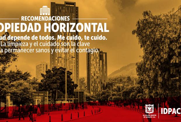 ¿Vives en un edificio o conjunto de propiedad horizontal?, estas son algunas recomendaciones para prevenir el COVID–19