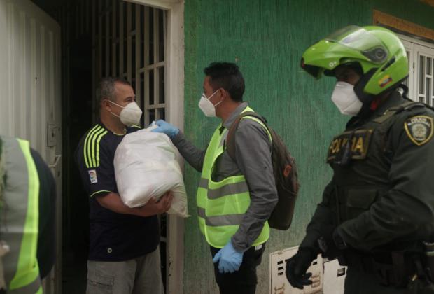 IDPAC acompaña jornada de Bogotá Solidaria en Casa en las localidades de Bosa y Los Mártires