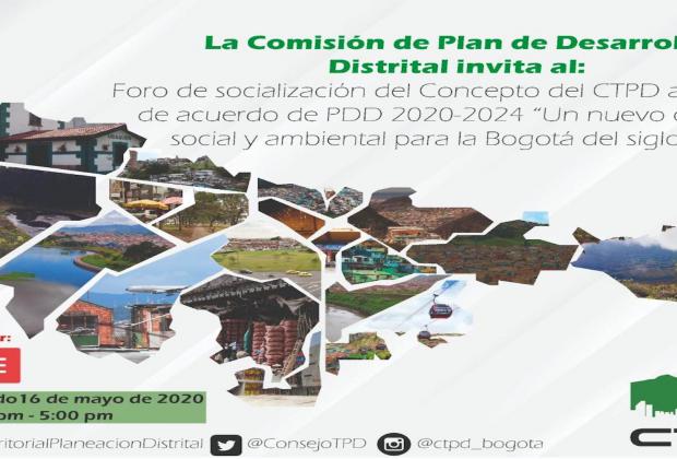 Foro de socialización del concepto del Consejo Territorial de Planeación del Distrito Capital -CTPD-