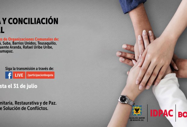 Inscríbete y participa en el primer foro de ‘Justicia y Conciliación Comunal’