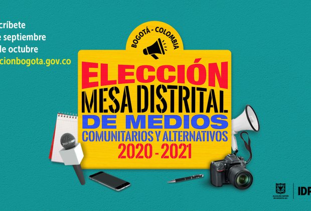 El Instituto Distrital de la Participación y Acción Comunal (IDPAC) abre las inscripciones a la Elección de la Mesa Distrital de Medios Comunitarios y Alternativos 2020 – 2021, una instancia de participación ciudadana en la que se fortalecen los procesos de formulación, promoción, ejecución, seguimiento y evaluación de la política pública de comunicación comunitaria.