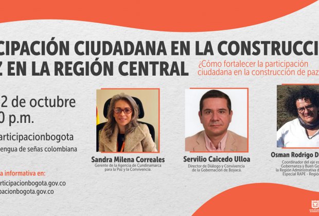 Participación Ciudadana en la Construcción de Paz en la Región Central