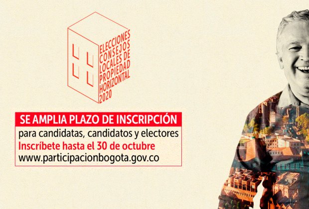 Se amplía plazo de inscripción para la Elección de los Consejos Locales de Propiedad Horizontal