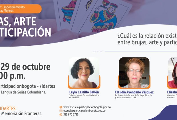 Únete al Facebook Live: ‘Brujas, Arte y Participación’