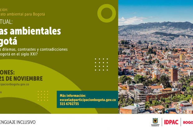 Ayúdanos a construir el curso: ‘Dilemas Ambientales de Bogotá’