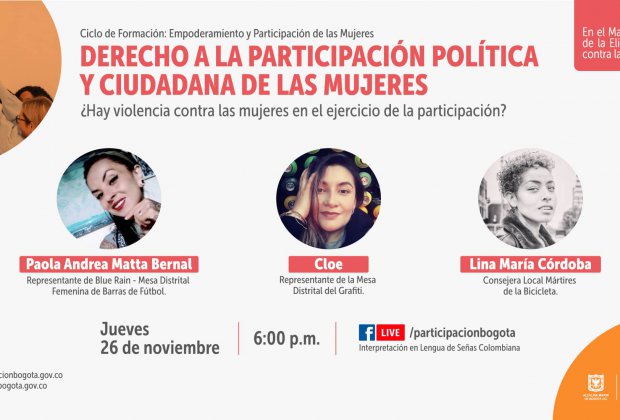 ‘Derecho a la Participación Política y Ciudadana de las Mujeres’