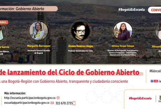 Escuela de Participación del IDPAC abre el ciclo de Formación de Gobierno Abierto 