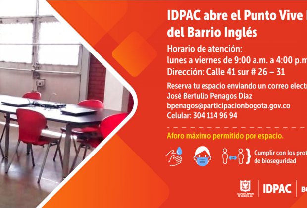 IDPAC abre el Punto Vive Digital del Barrio Inglés