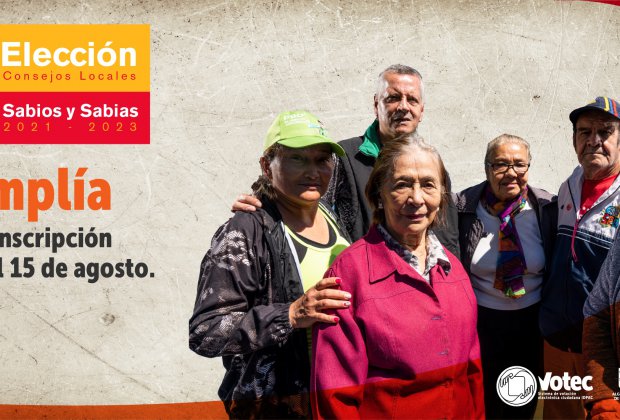 Se amplía plazo de inscripción para Elección de los Consejos Locales de Sabios y Sabias 2021 - 2023