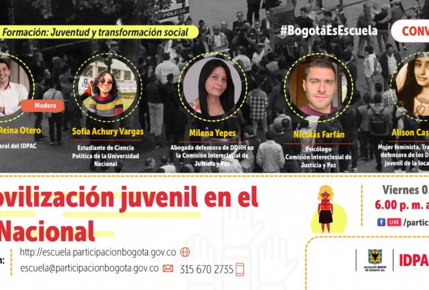 IDPAC abre el curso Movimientos Sociales Juveniles y Participación Social y Política