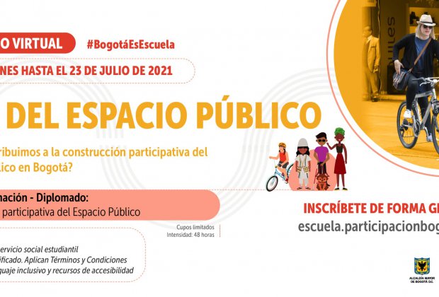 Abiertas las inscripciones para el curso virtual: ABC del Espacio Público