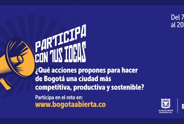 ‘¿Qué acciones propones para hacer de Bogotá una ciudad más competitiva, productiva y sostenible?’