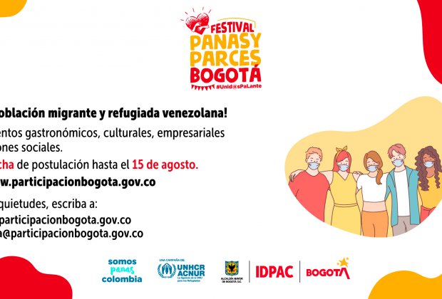 Se amplía el plazo para la convocatoria Festival Panas y Parces Bogotá, Unid@s Pal´ante  