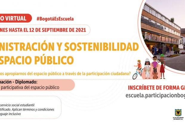 Curso virtual para entender la relación entre el espacio público y la participación ciudadana  