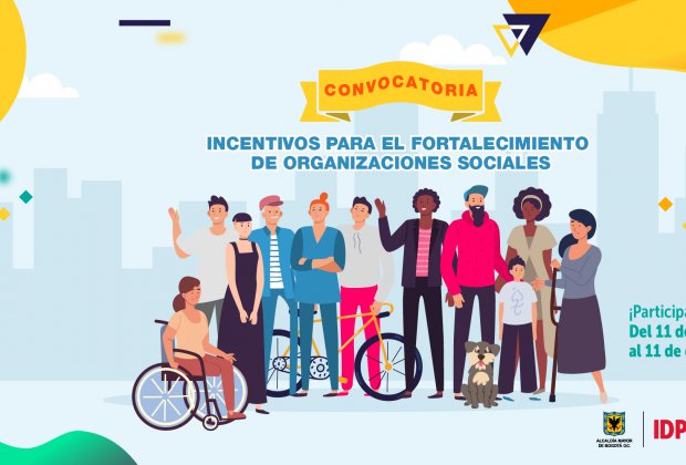 IDPAC abre Convocatoria de Incentivos para el Fortalecimiento de Organizaciones Sociales