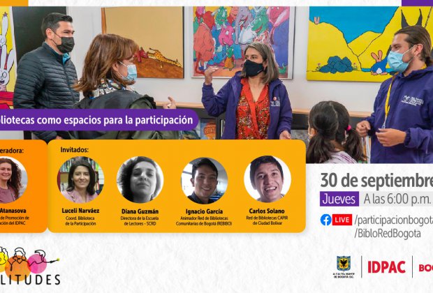 ‘Bibliotecas como espacios para la participación’: nuevo Facebook Live de ‘Amplitudes’