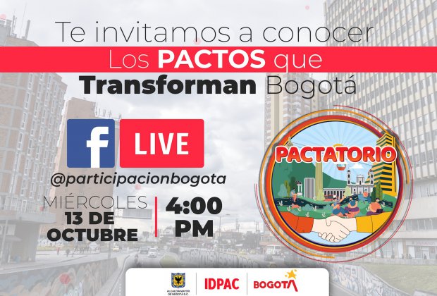 Pactos ciudadanos que transforman a Bogotá