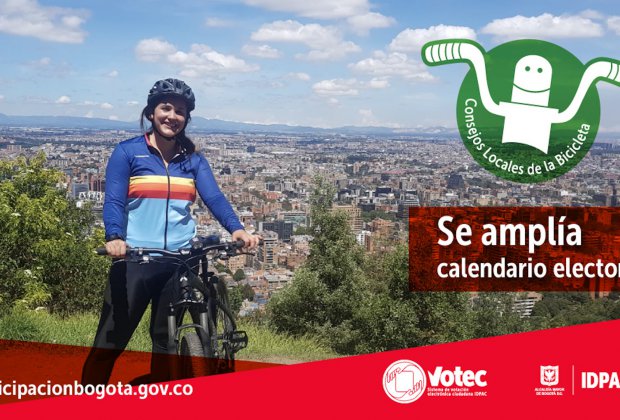 Se amplía calendario Electoral de los Consejos Locales de la Bicicleta