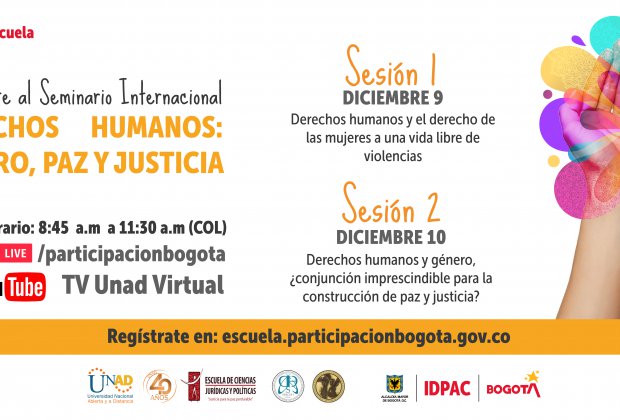 IDPAC Abre Inscripciones Gratuitas para el Seminario Internacional de DDHH