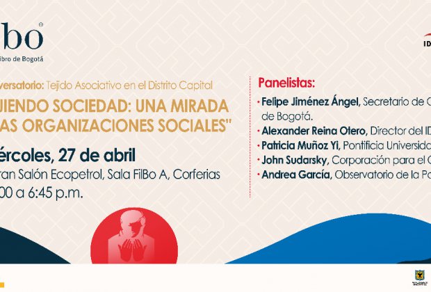 AGÉNDESE EN LA FILBo CON EL CONVERSATORIO DEL IDPAC: TEJIENDO SOCIEDAD