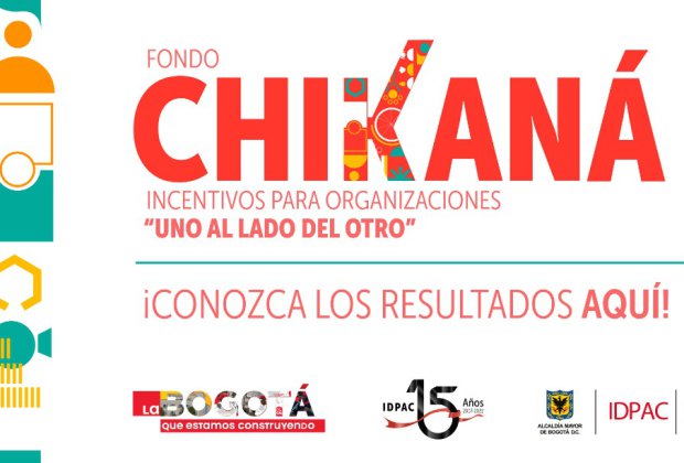 CONOZCA LOS GANADORES DE LA CONVOCATORIA DEL FONDO CHIKANÁ “UNO AL LADO DEL OTRO”