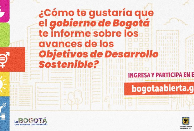 ¿Cómo te gustaría que el gobierno de Bogotá te informe sobre los avances de los Objetivos de Desarrollo Sostenible (ODS)? 