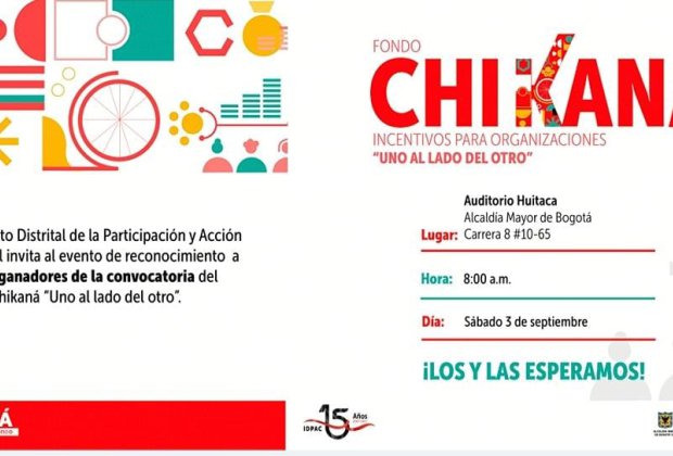 LAS ORGANIZACIONES SOCIALES TIENEN EN CHIKANÁ UN ALIADO PARA PROMOVER LA PARTICIPACIÓN EN BOGOTÁ