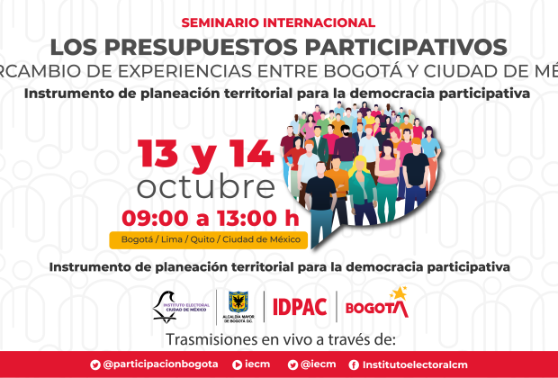 PARTICIPE EN EL SEMINARIO INTERNACIONAL: PRESUPUESTOS PARTICIPATIVOS