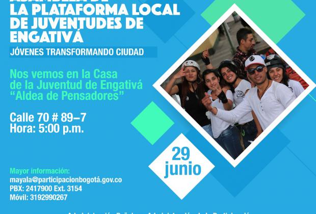 Asamblea de la Plataforma Local de Juventudes en Engativá