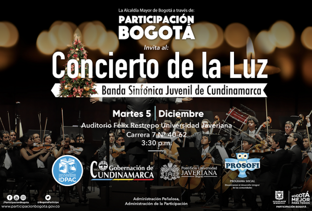 'Concierto de la Luz' con la Banda Sinfónica Juvenil de Cundinamarca