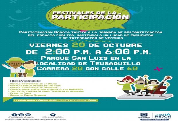 El ‘Festival de la Participación’ llega a Teusaquillo