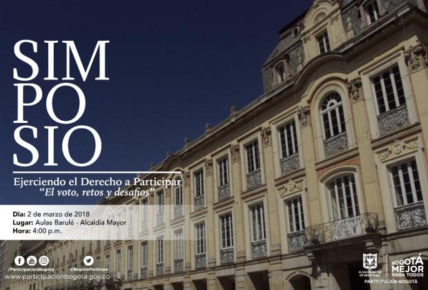 abiertas las inscripciones para el Simposio Ejerciendo el Derecho a Participar ‘El voto, retos y desafíos’