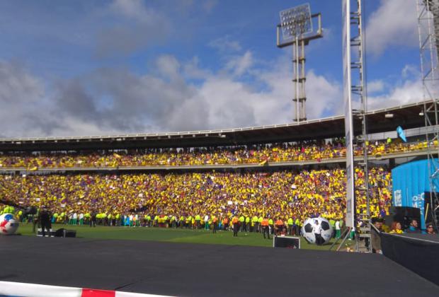 Ejemplar comportamiento en el recibimiento de la Selección Colombia