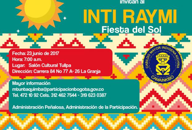 ‘INTI RAYMI’ Fiesta del sol con el Cabildo Indígena Kichwa