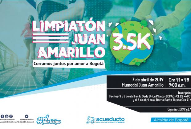 Prepárese para “Correr y Recoger” en la  Gran Limpiatón Juan Amarillo 3.5K