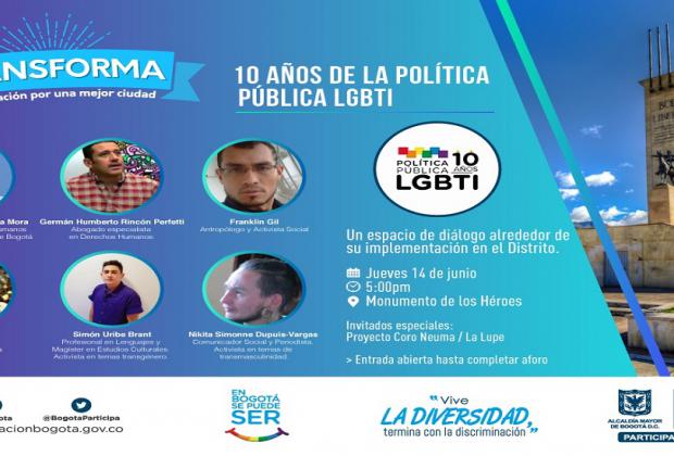  ‘10 años de la Política Pública LGBT’: un foro para reflexionar en torno a los avances de la garantía de derechos en una Bogotá diversa