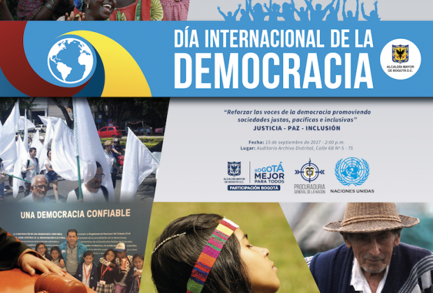 Participación Bogotá celebra el Día Internacional de la Democracia